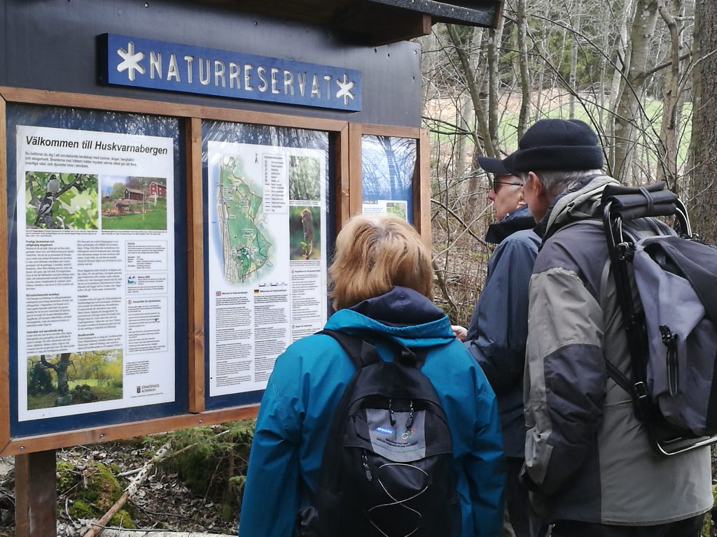 Information om Huskvarnabergens naturreservat.