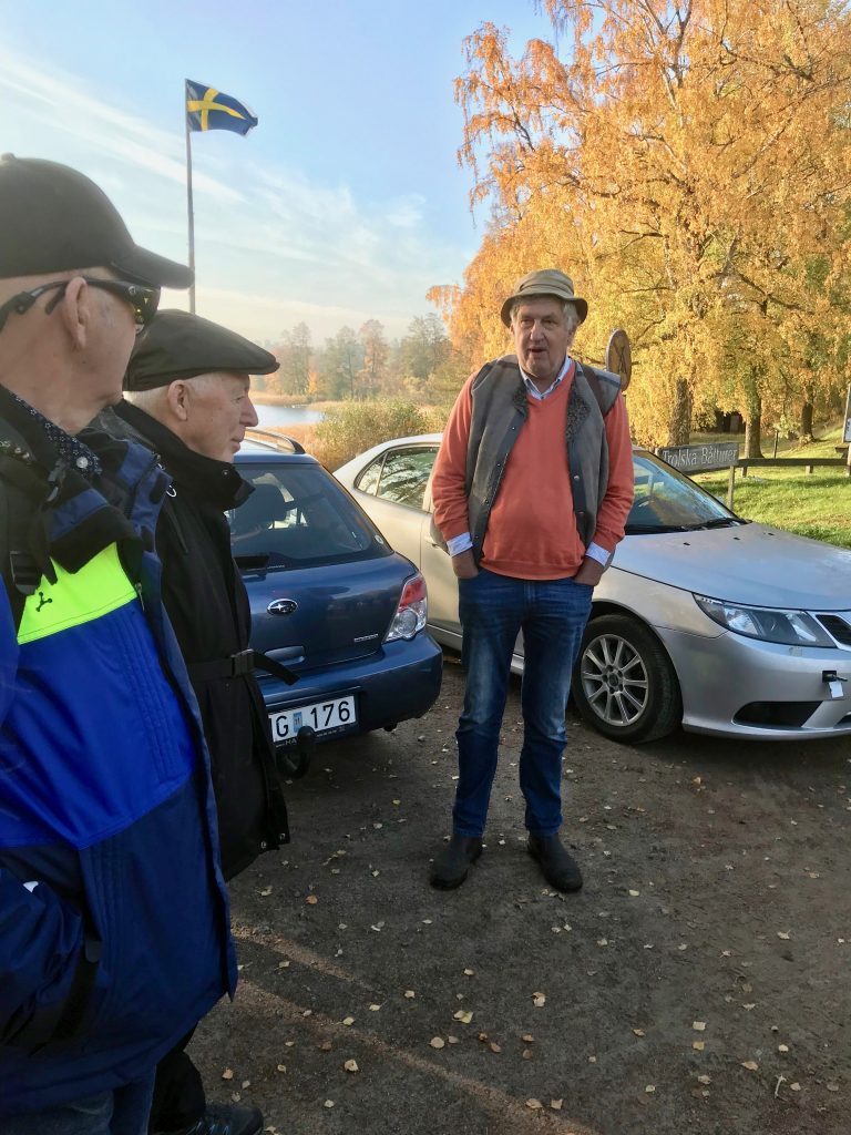Vid Bunnström mötte dagens guide, Anders Råsberg.